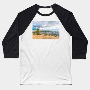 Kelowna, British Columbia, Canada Scenic City View Baseball T-Shirt